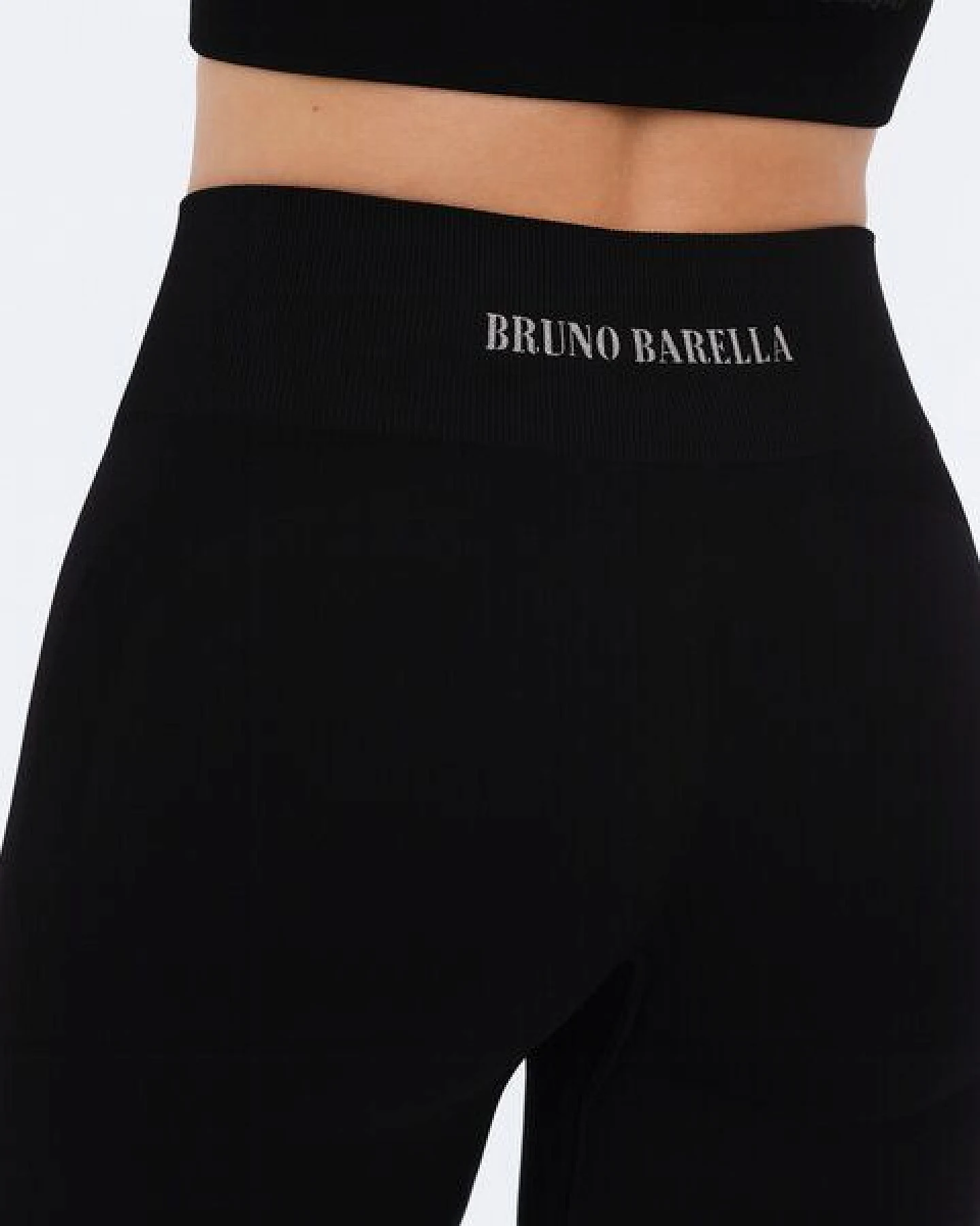 Bruno Barella Leggings Schwarz – Komfort für Fitness, Sport, Pilates & Freizeit – Ansicht 2