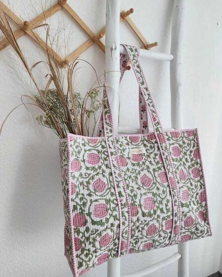 Haus of Namaste Tragetasche aus 100 % Bio-Baumwolle