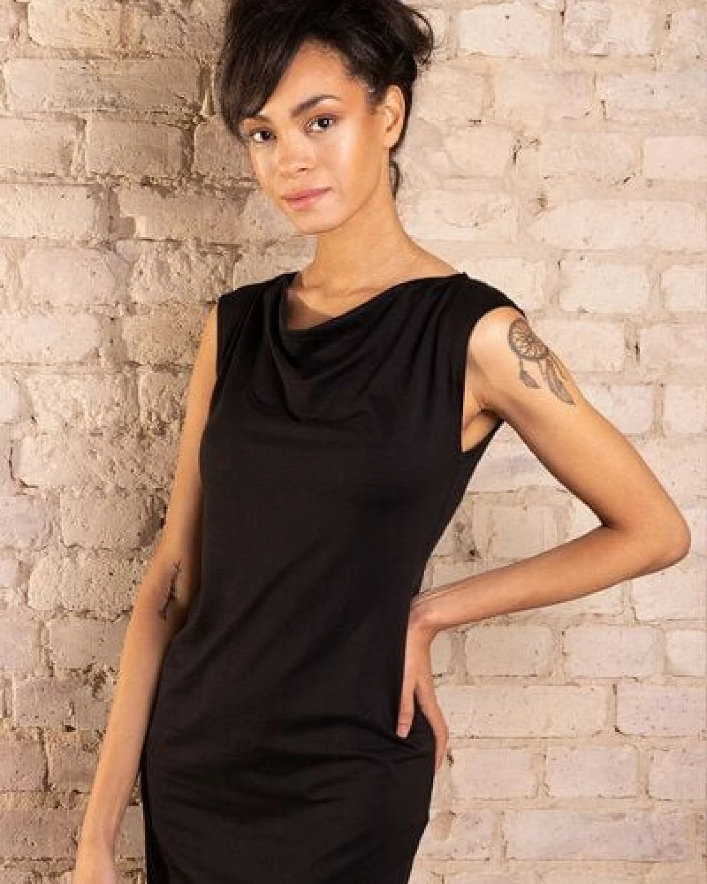 l'amour est bleu Tencel Jerseykleid – Ansicht 3