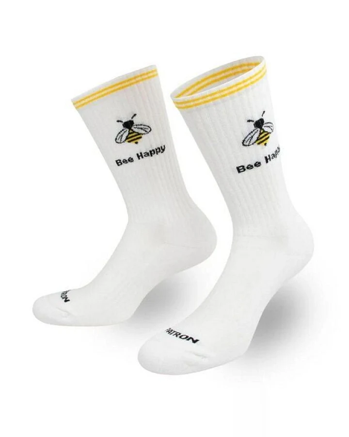 Patron Crew Socks BEE HAPPY
