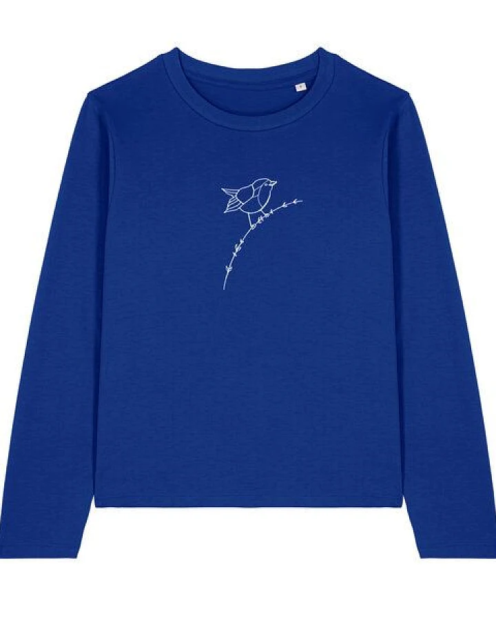 Brandless Basic Bio Damen Longsleeve Rotkehlchen 180 g/m² XXS - XXL