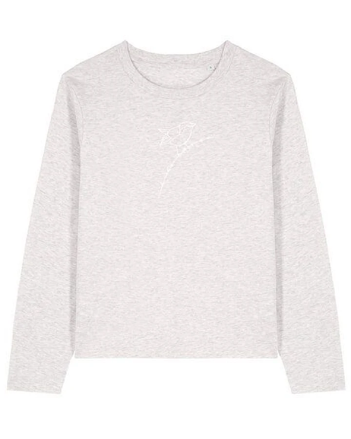 Brandless Basic Bio Damen Longsleeve Rotkehlchen 180 g/m² XXS - XXL