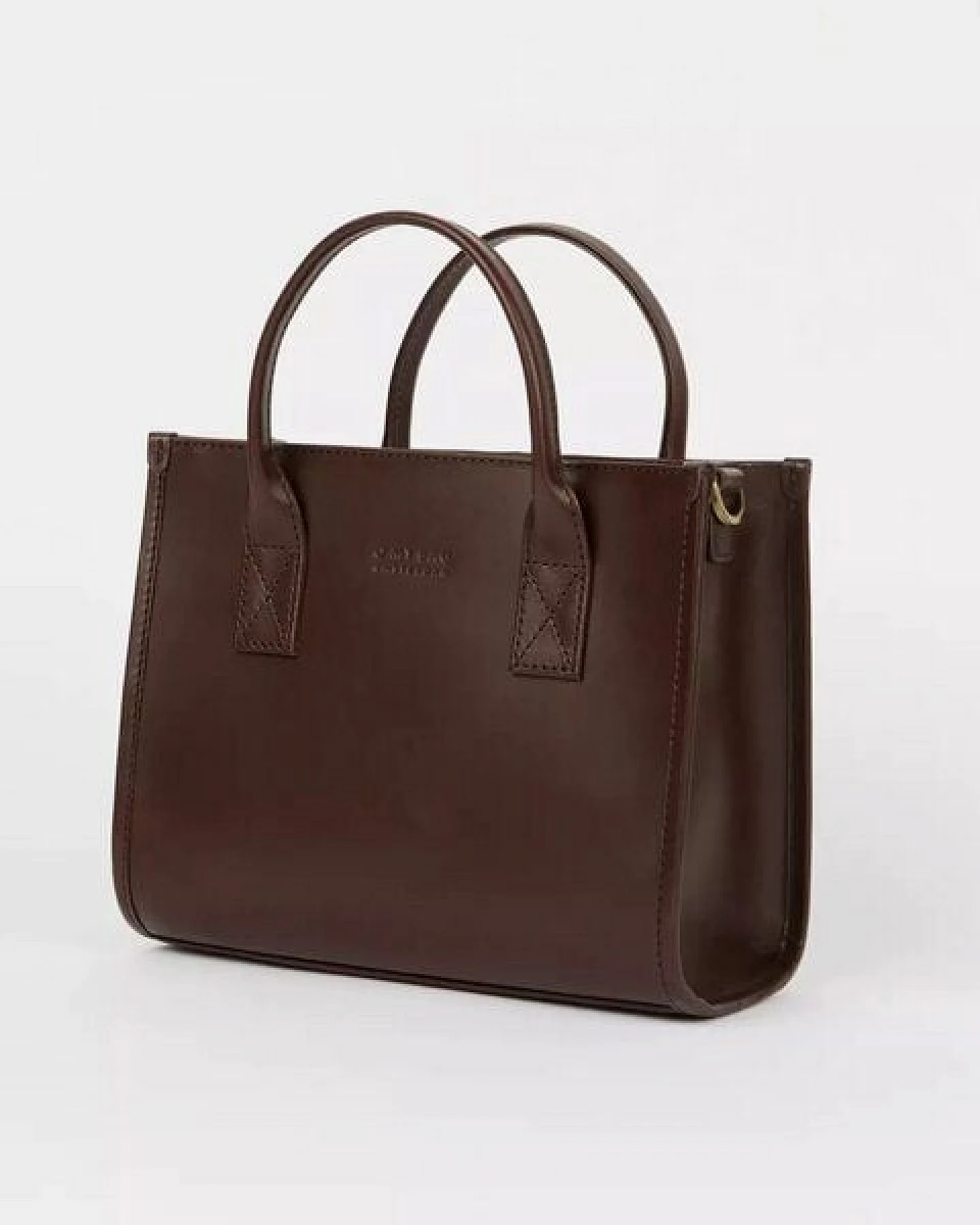 O MY BAG Jackie Midi Tasche - Chocolate Classic Leather – Ansicht 4