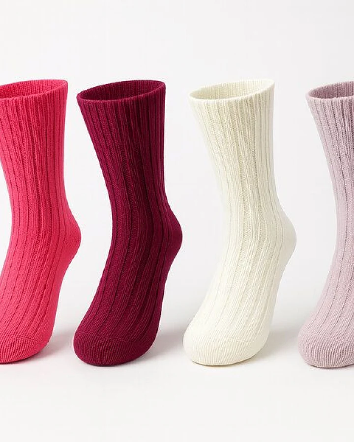 Bruno Barella Alpaka Nordlicht Femme – Thermo Socken aus Alpakawolle & Schafwolle, warm & weich, 4er Set