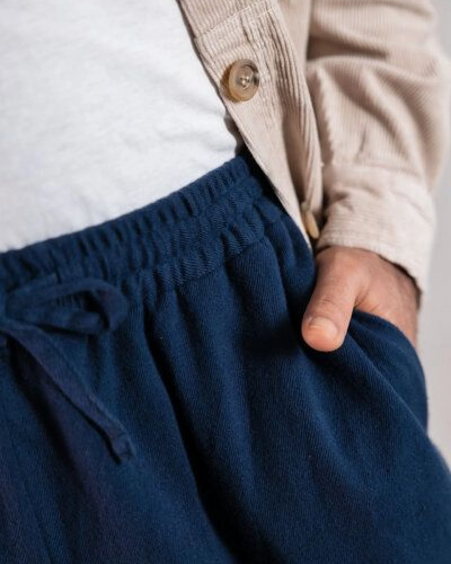 Jyoti - Fair Works Bio-Baumwollflanell Hose Jhan – Ansicht 4