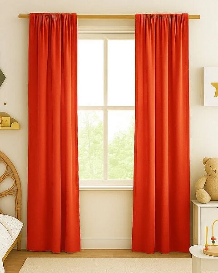 PAPATE Bio-Babyvorhänge Baumwollgaze
