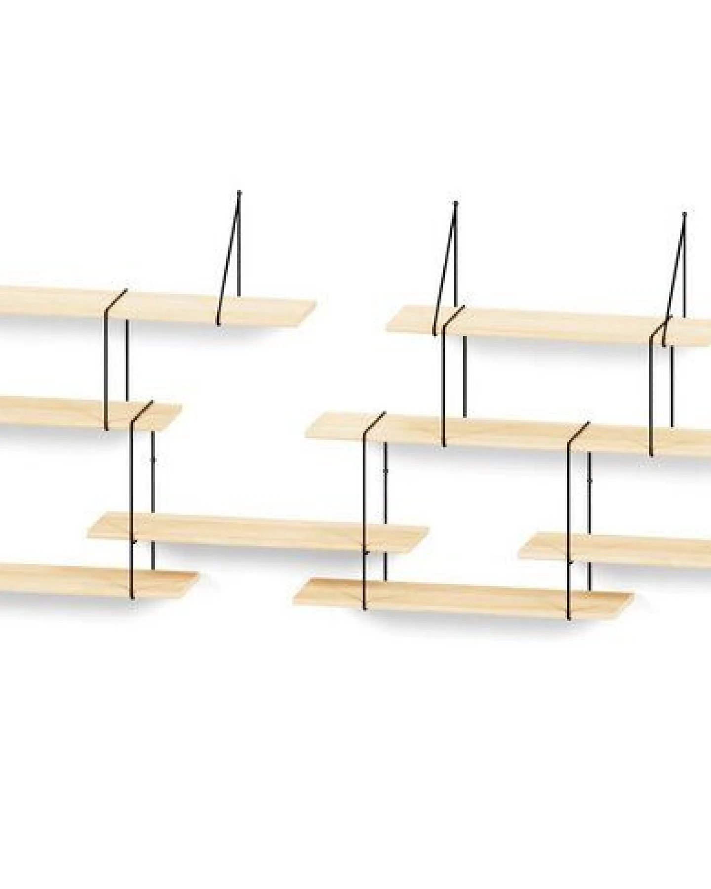 Hausen Wandregal LINK Duo shelf ash / black – Ansicht 2