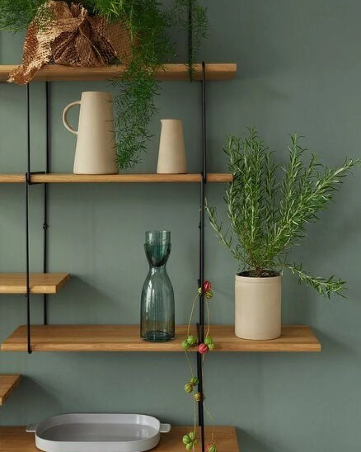 Hausen Wandregal Link shelf set 1 oak / black