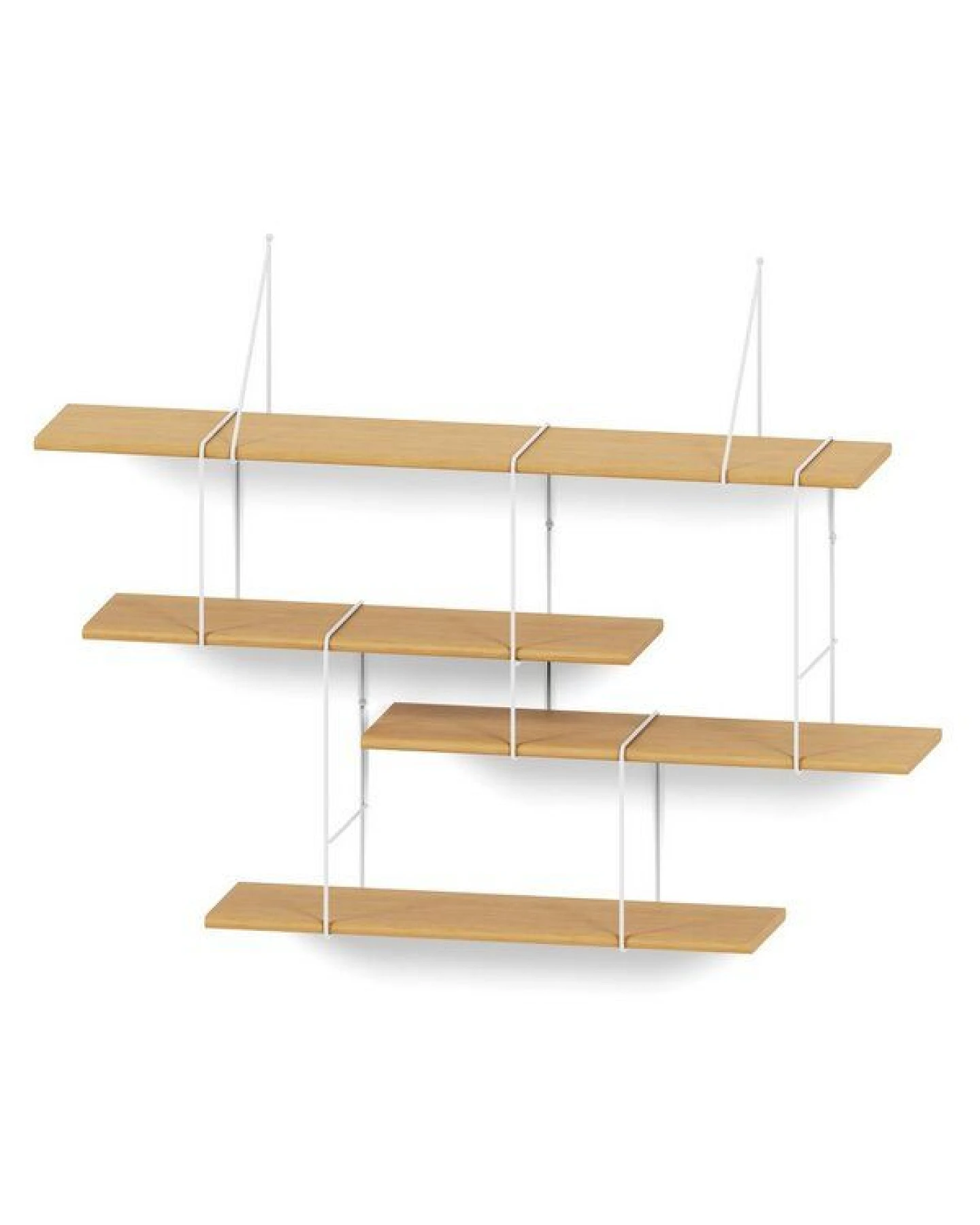 Hausen Wandregal Link shelf set 1 oak / white – Ansicht 2