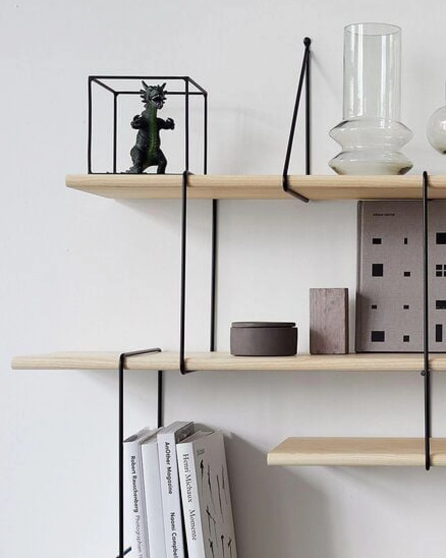 Hausen Wandregal LINK Trio shelf ash / black – Ansicht 4