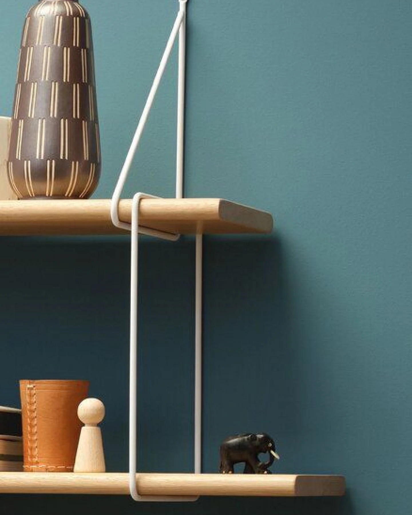 Hausen Wandregal SHRINK shelf oak / white – Ansicht 3
