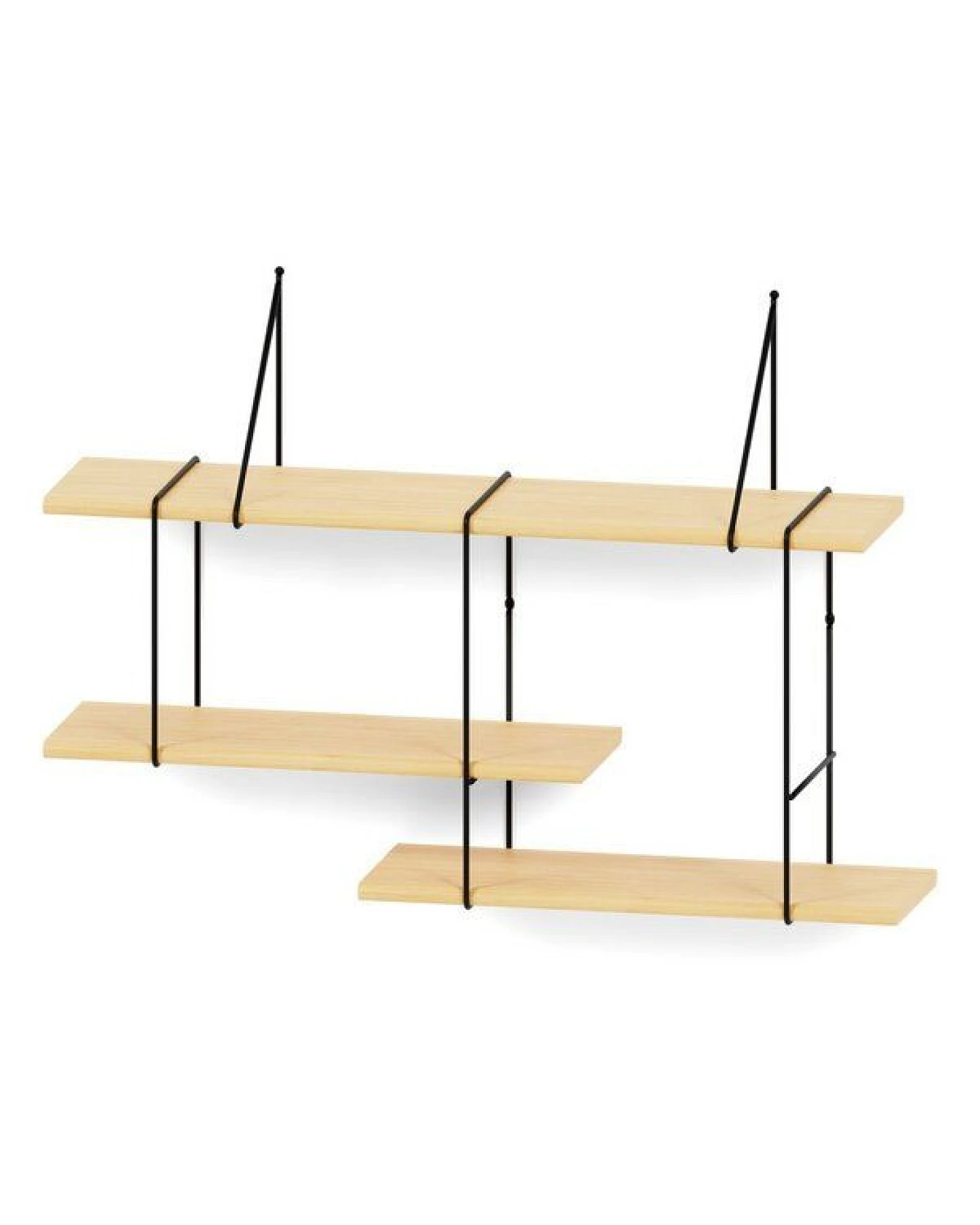 Hausen Wandregal SHRINK shelf ash / black – Ansicht 2