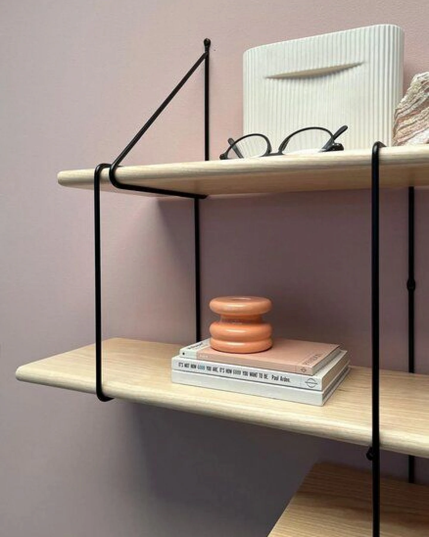 Hausen Wandregal SHRINK shelf ash / black – Ansicht 3