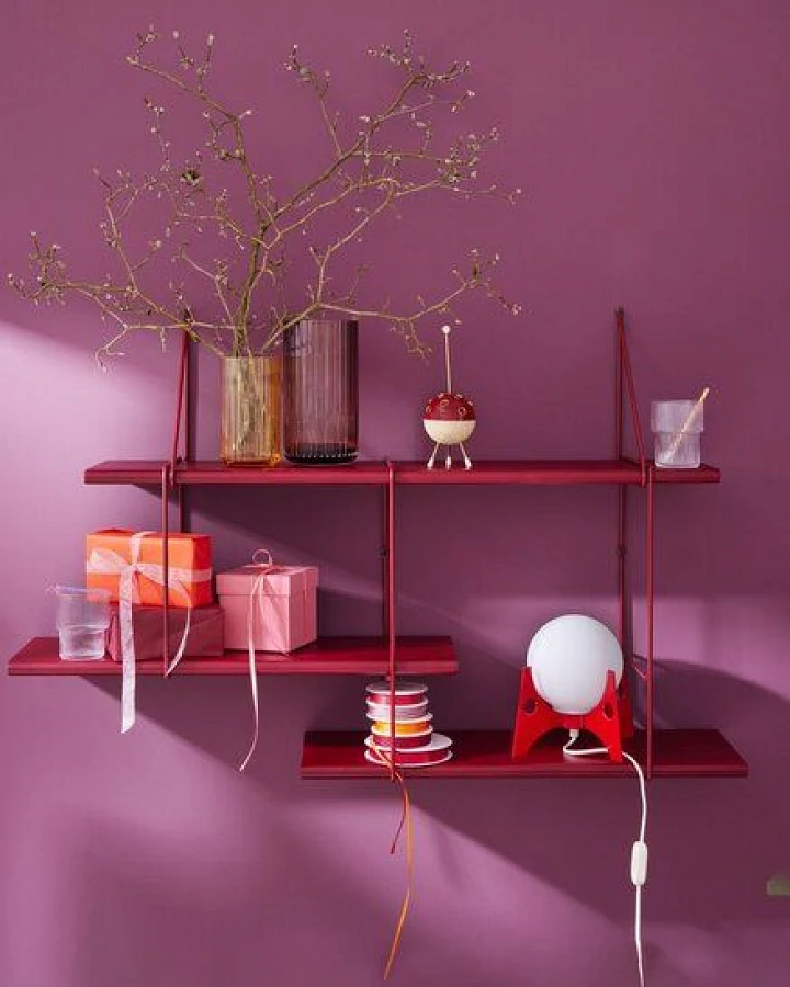 Hausen Wandregal SHRINK shelf berry