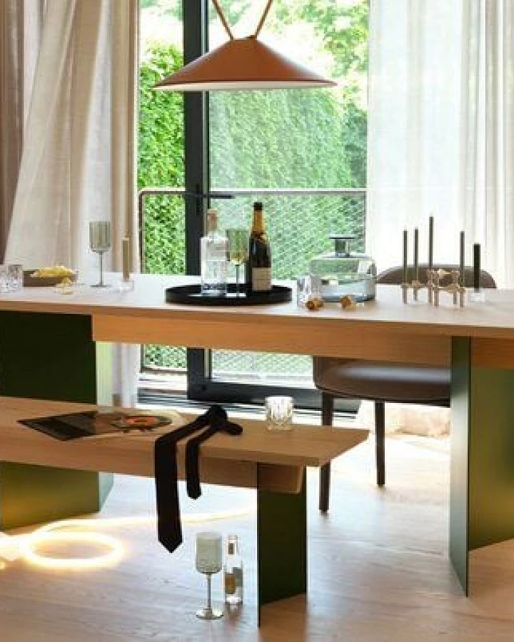 Hausen Bank FOLD L Oak