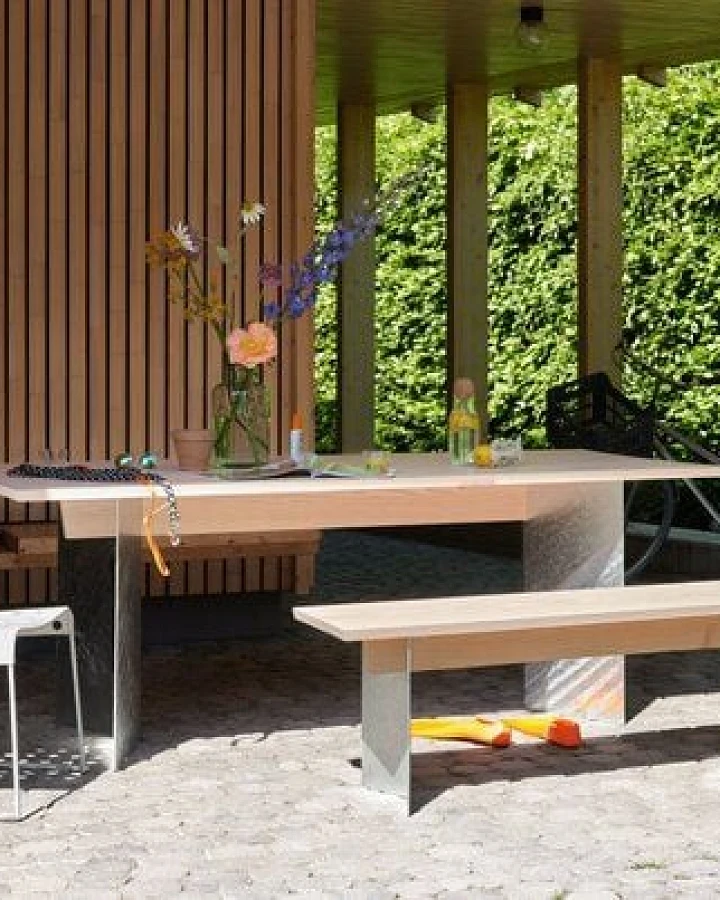 Hausen Bank FOLD L Oak
