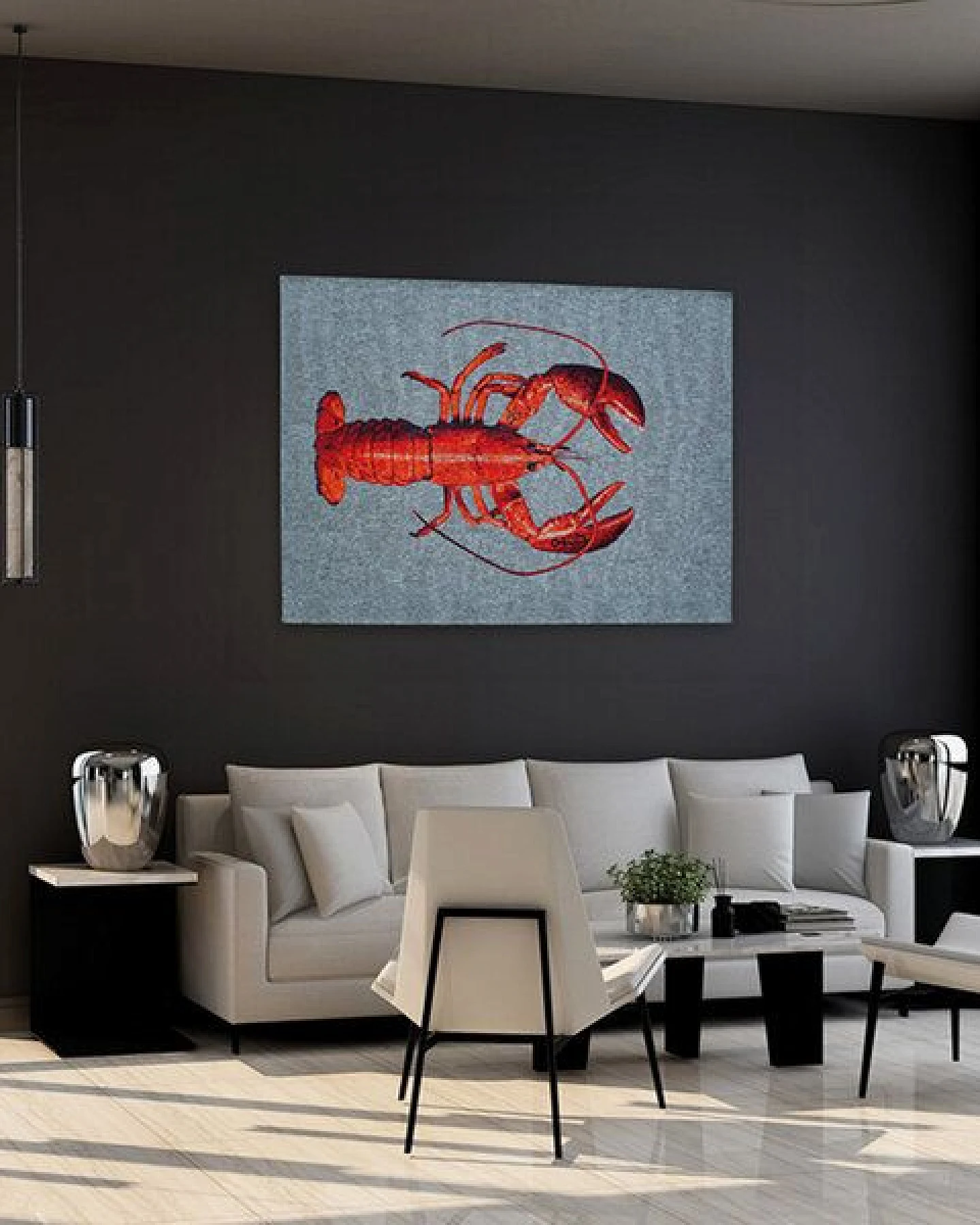 Louis De Poortere Teppich POP LOBSTER – Ansicht 3