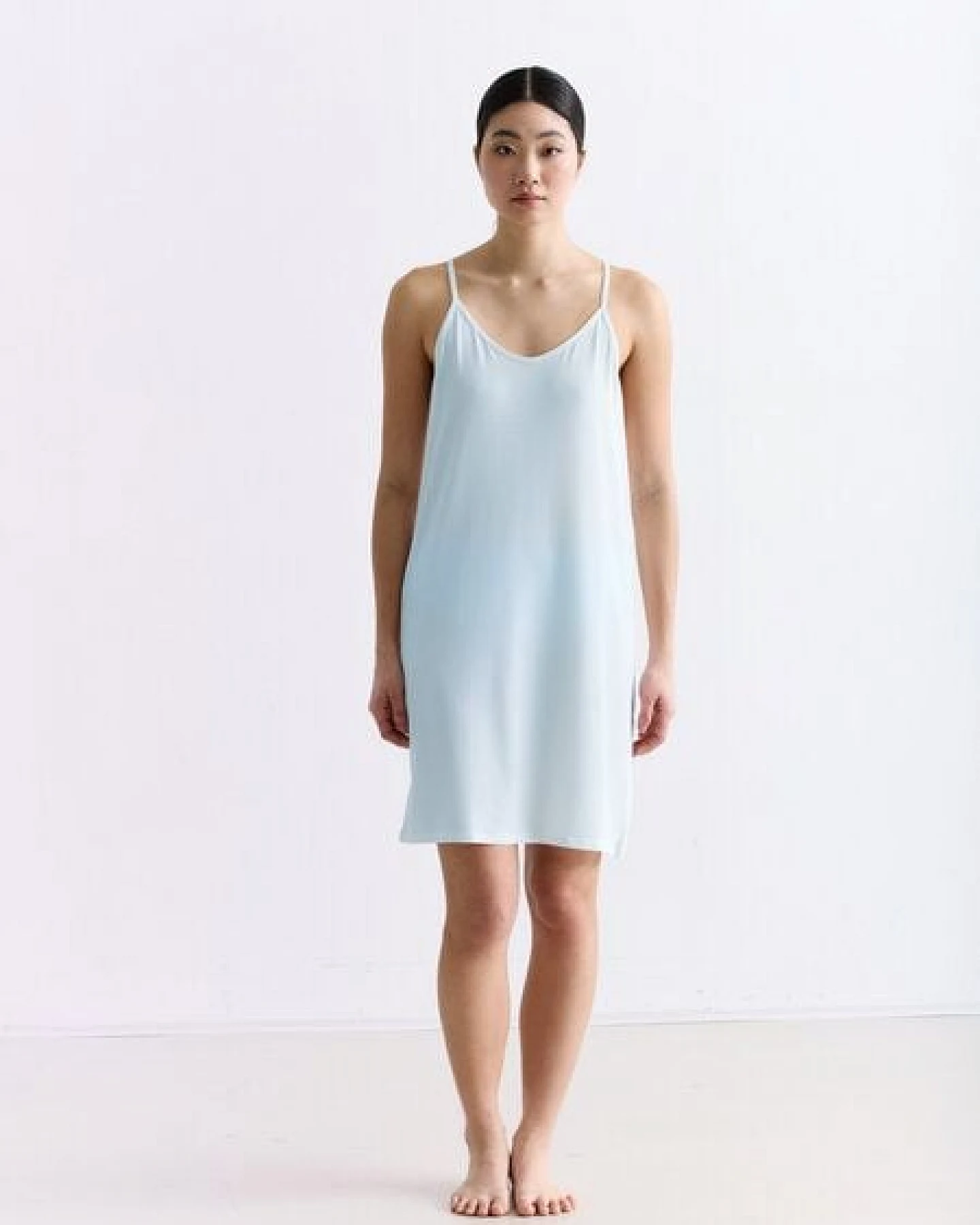 erlich textil Light Touch Trägernachthemd aus weichem Modal, made in Europe – Ansicht 2