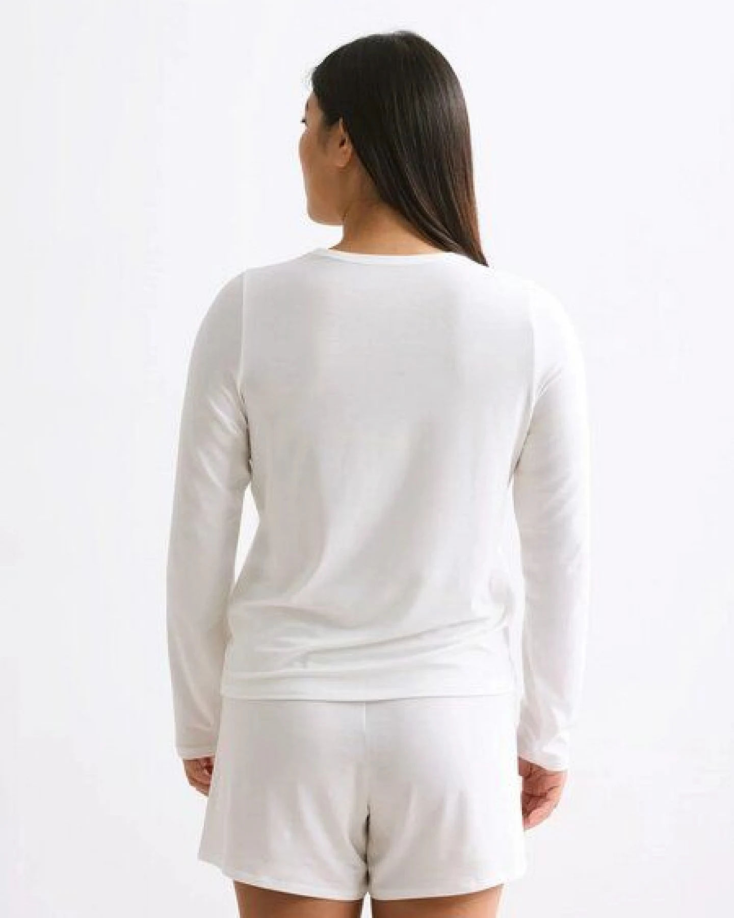 erlich textil Light Touch lockeres Langarmshirt mit weichem Lyocell, made in Europe – Ansicht 3