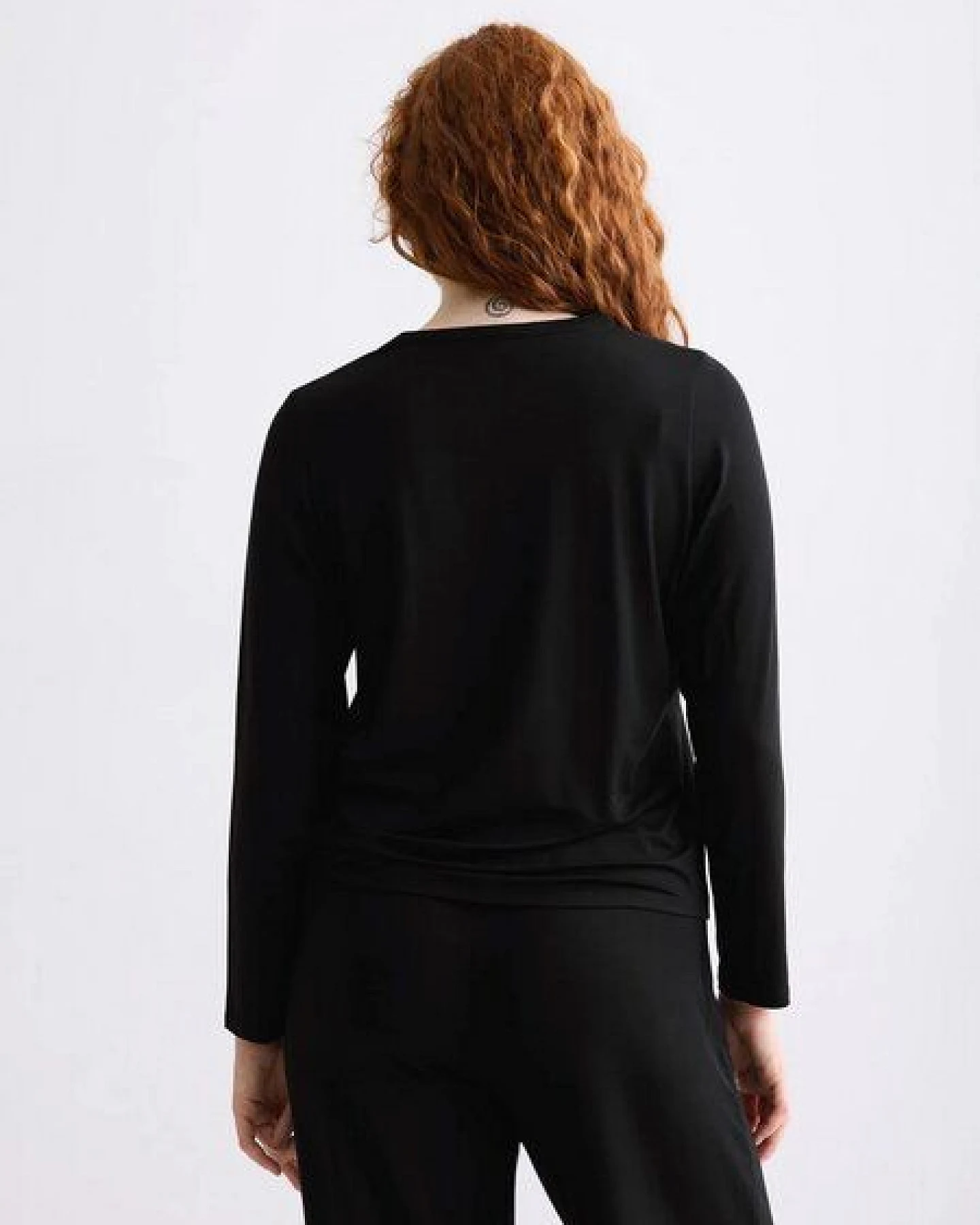 erlich textil Light Touch lockeres Langarmshirt mit weichem Lyocell, made in Europe – Ansicht 4