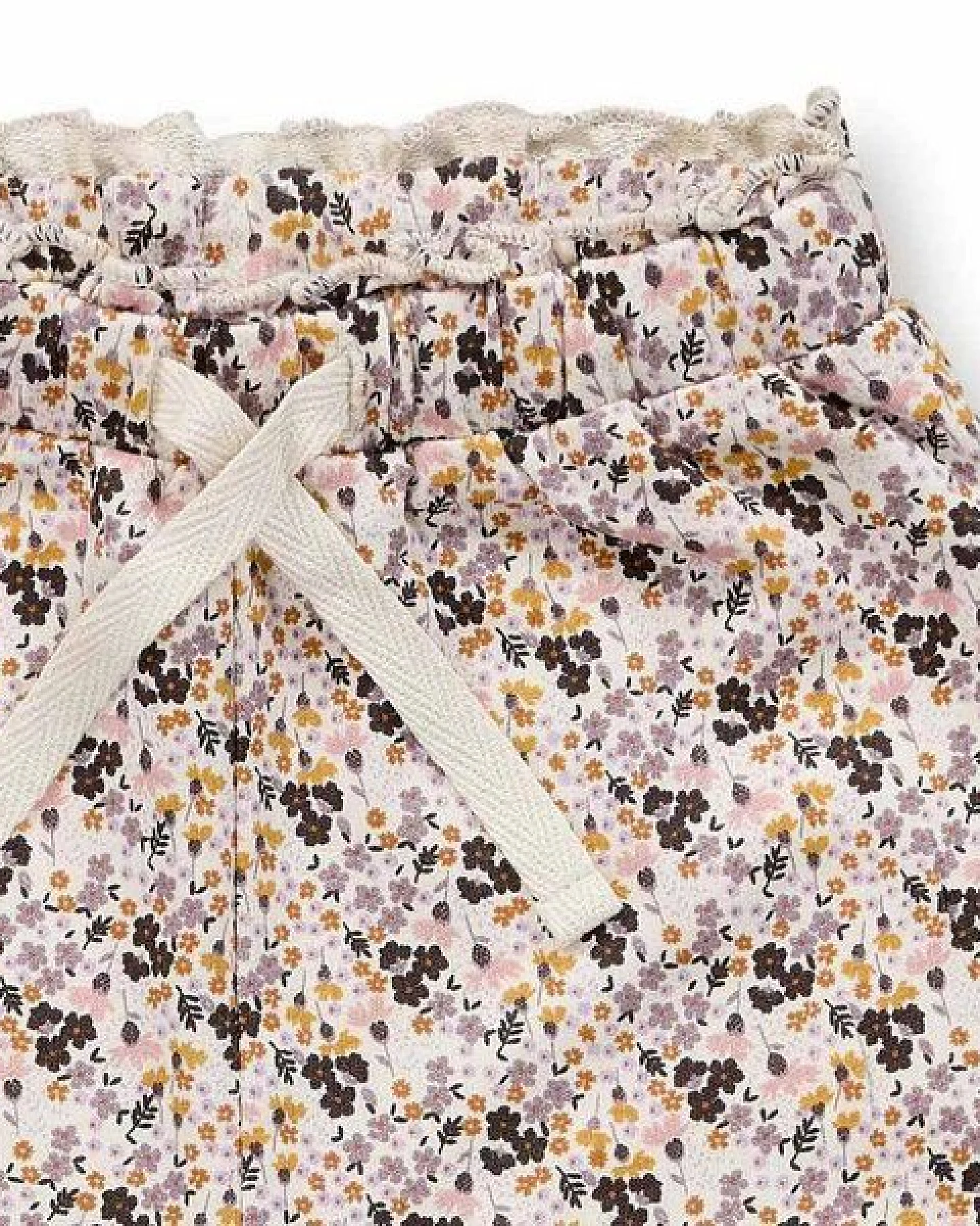 sense-organics Baby Sweathose mit süßem Blumendruck, Modell VANNA von Sense Organics GOTS – Ansicht 2