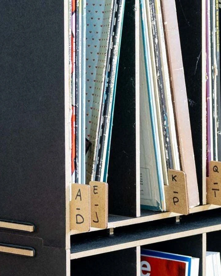 WERKHAUS Schallplatten Register 5er-Set