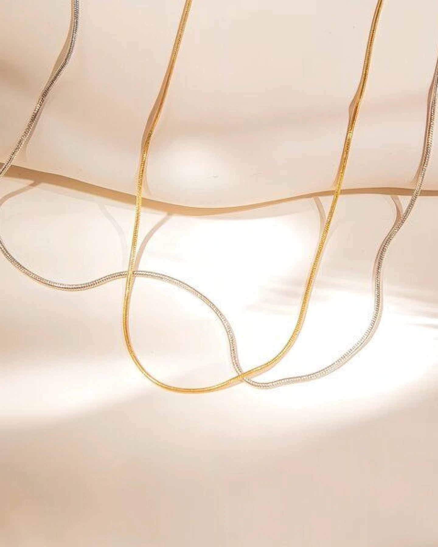 ELEKTROPULLI Superfeine schlichte, zeitlose Kette 1mm schmal und optimal kombinierbar, Längen: 45 cm / 55 cm / 65 cm – Ansicht 2