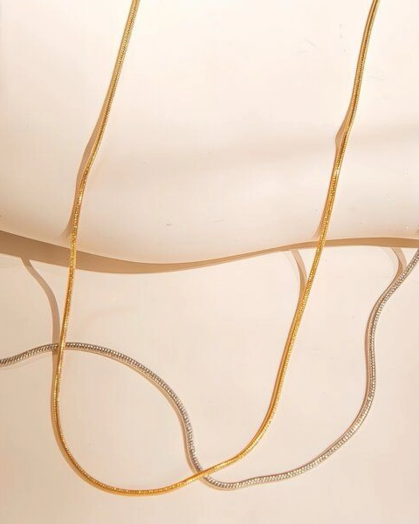 ELEKTROPULLI Superfeine schlichte, zeitlose Kette 1mm schmal und optimal kombinierbar, Längen: 45 cm / 55 cm / 65 cm – Ansicht 2