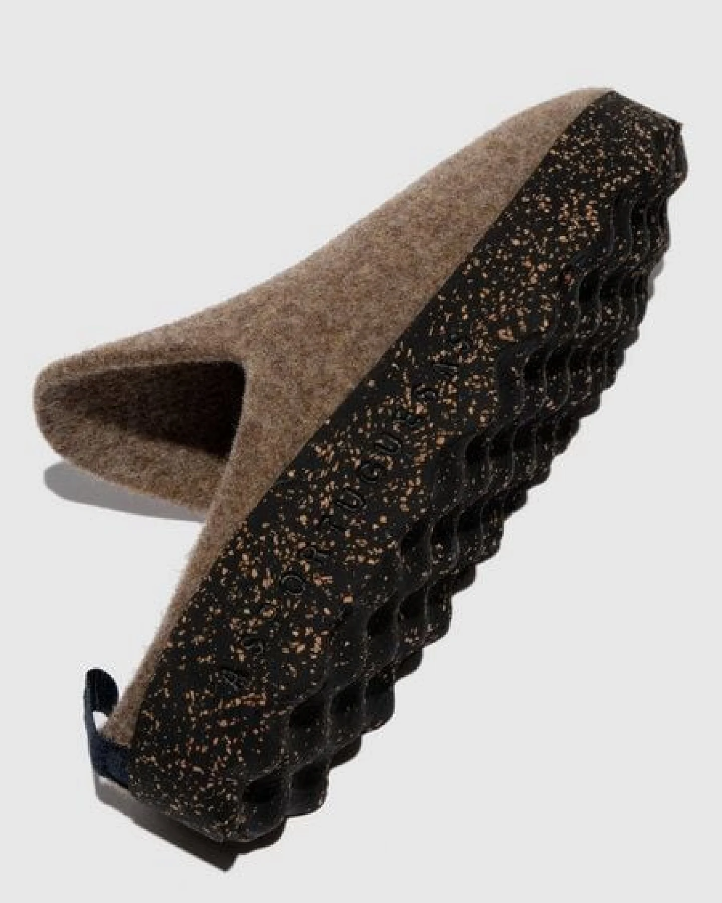 ASPORTUGUESAS Filz Pantolette Come Herren – Ansicht 4