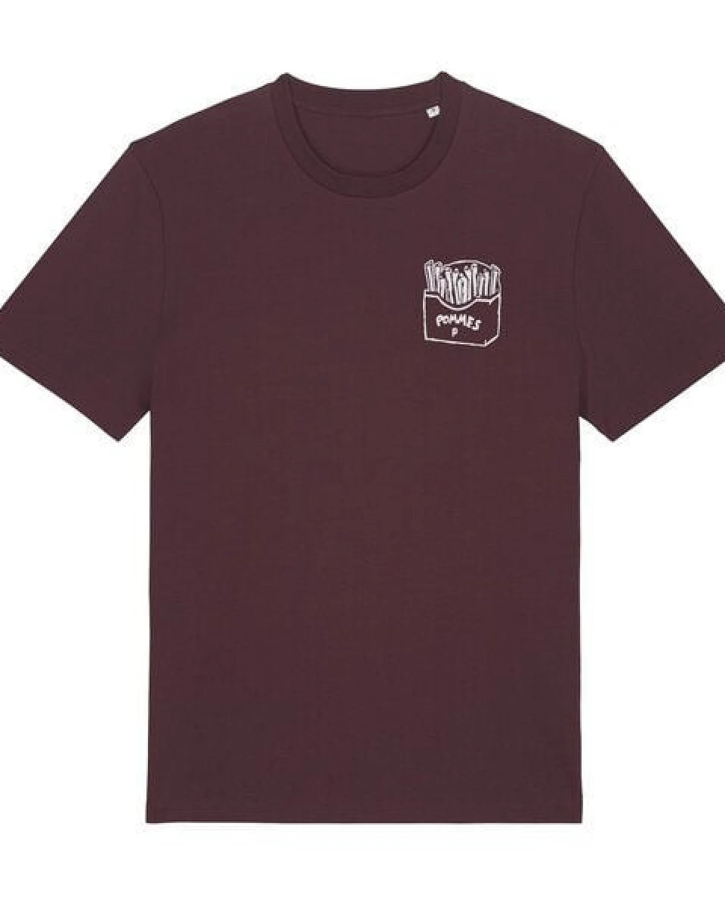 päfjes Pommes / Honigdachs mag Pommes Frittes - Fair Wear Unisex Männer Bio T-Shirt – Ansicht 3