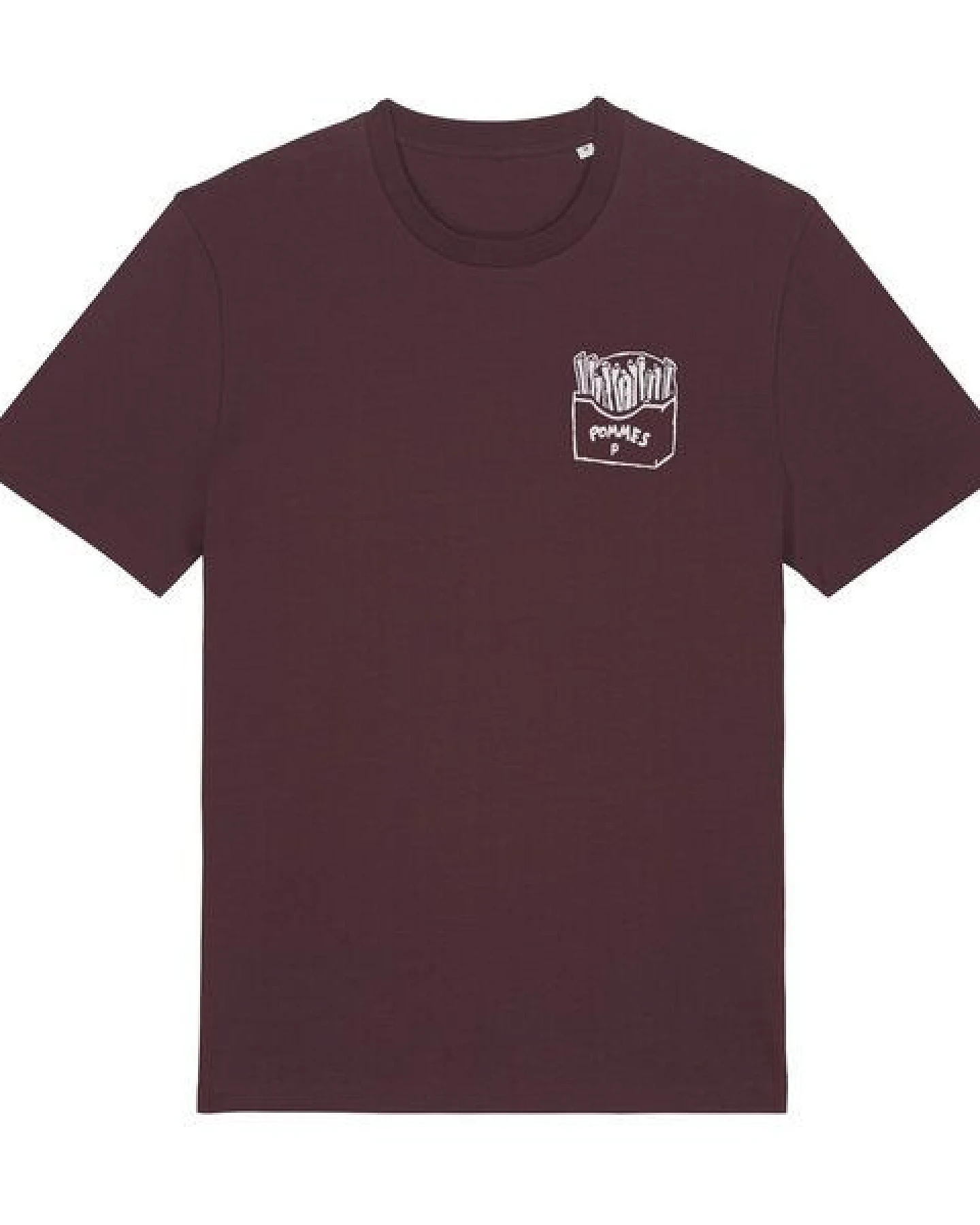 päfjes Pommes / Honigdachs mag Pommes Frittes - Fair Wear Unisex Männer Bio T-Shirt – Ansicht 3