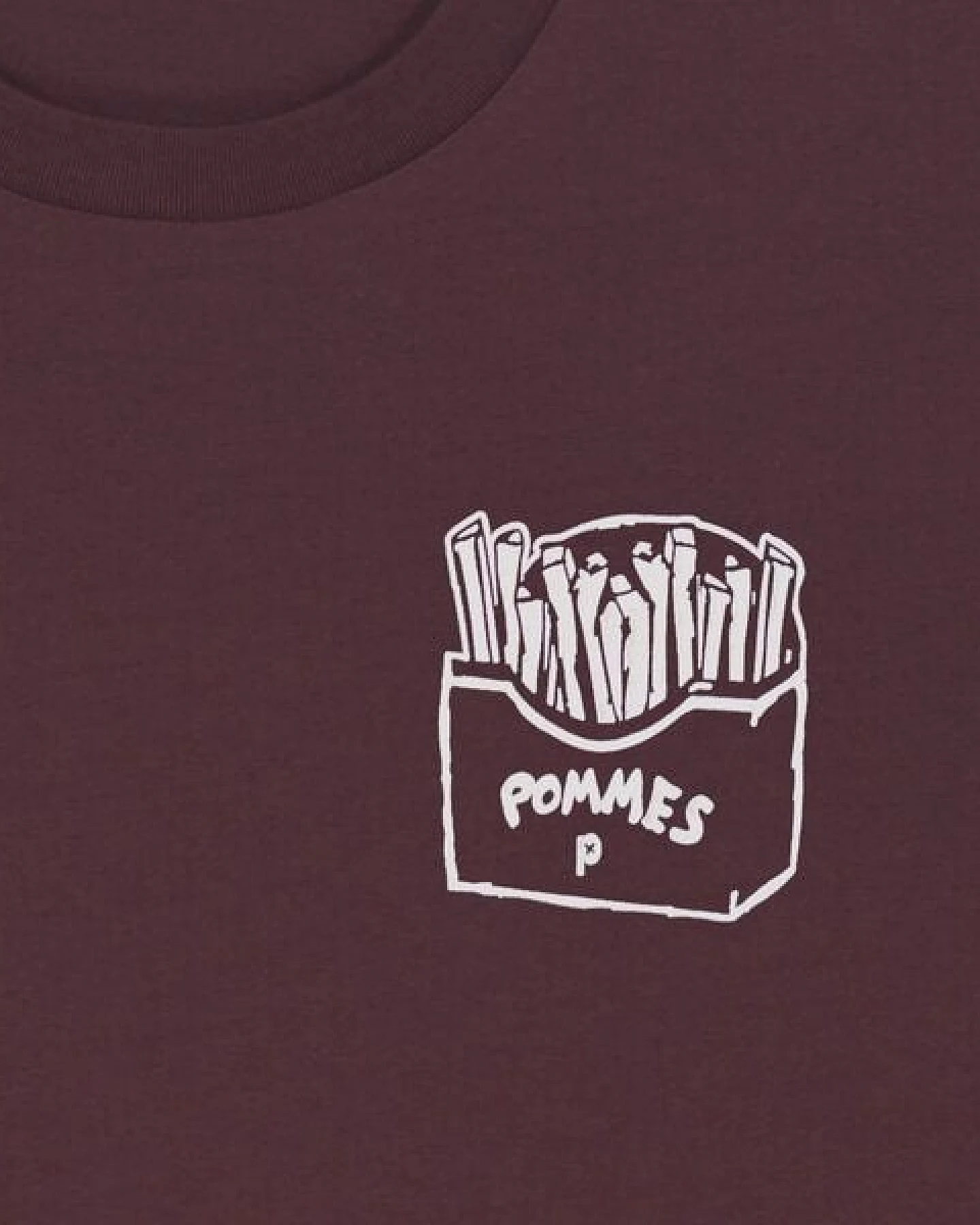 päfjes Pommes / Honigdachs mag Pommes Frittes - Fair Wear Unisex Männer Bio T-Shirt – Ansicht 2