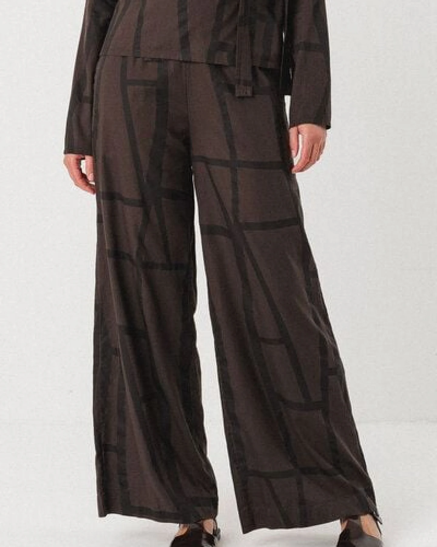 SKFK Palazzohose Ekieta - Kintsugi Brown – Ansicht 4