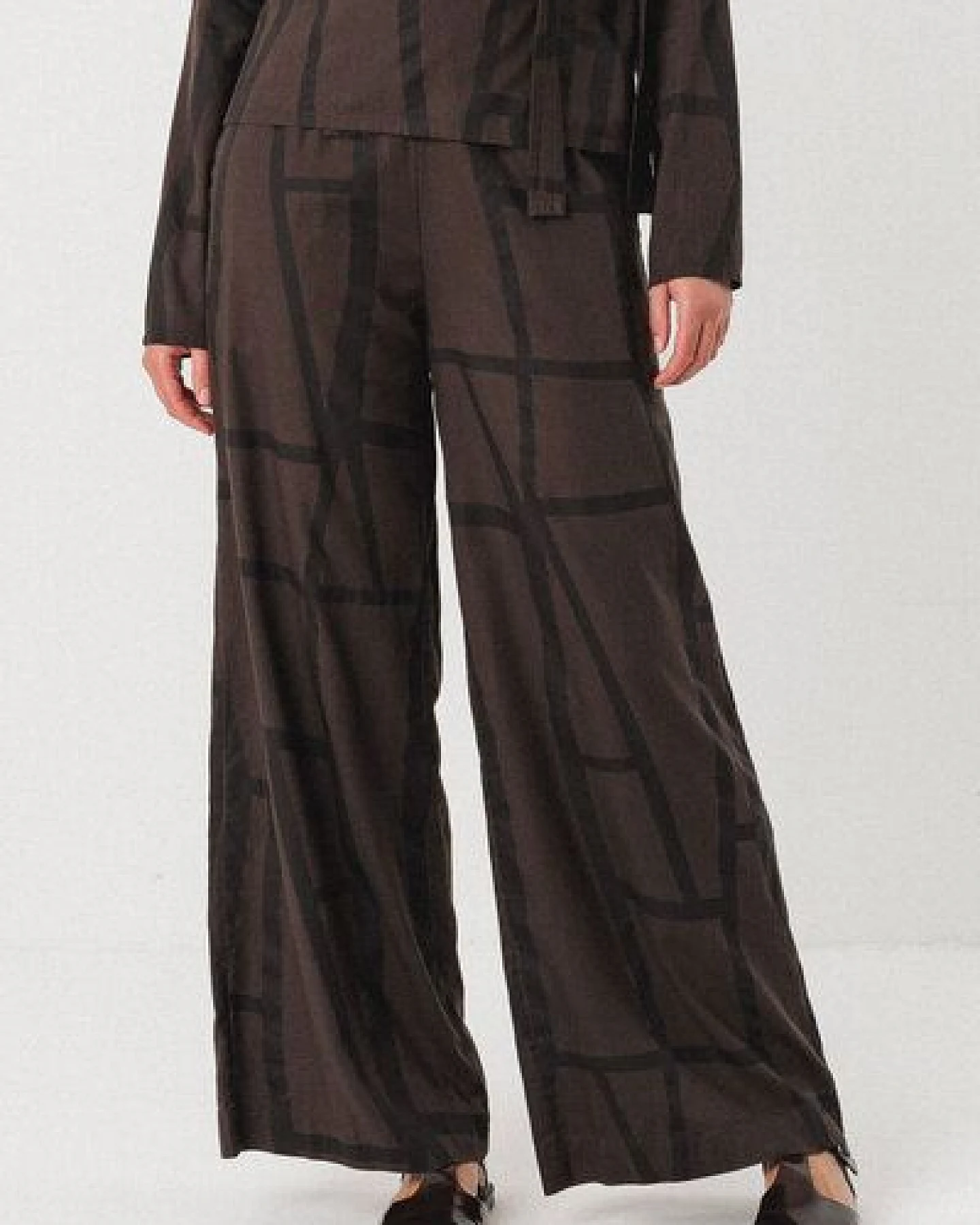SKFK Palazzohose Ekieta - Kintsugi Brown – Ansicht 4
