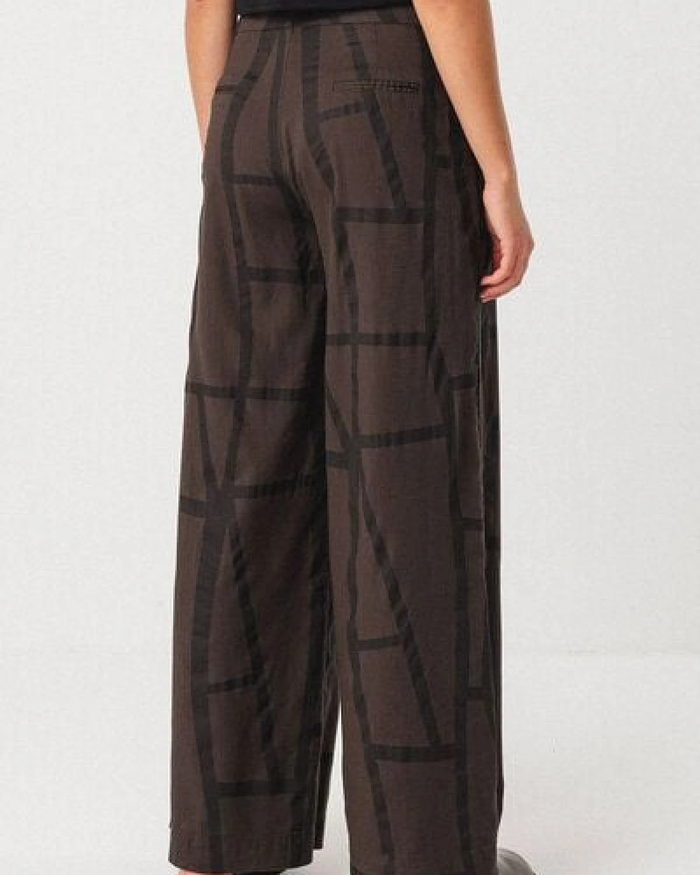 SKFK Palazzohose Ekieta - Kintsugi Brown – Ansicht 3