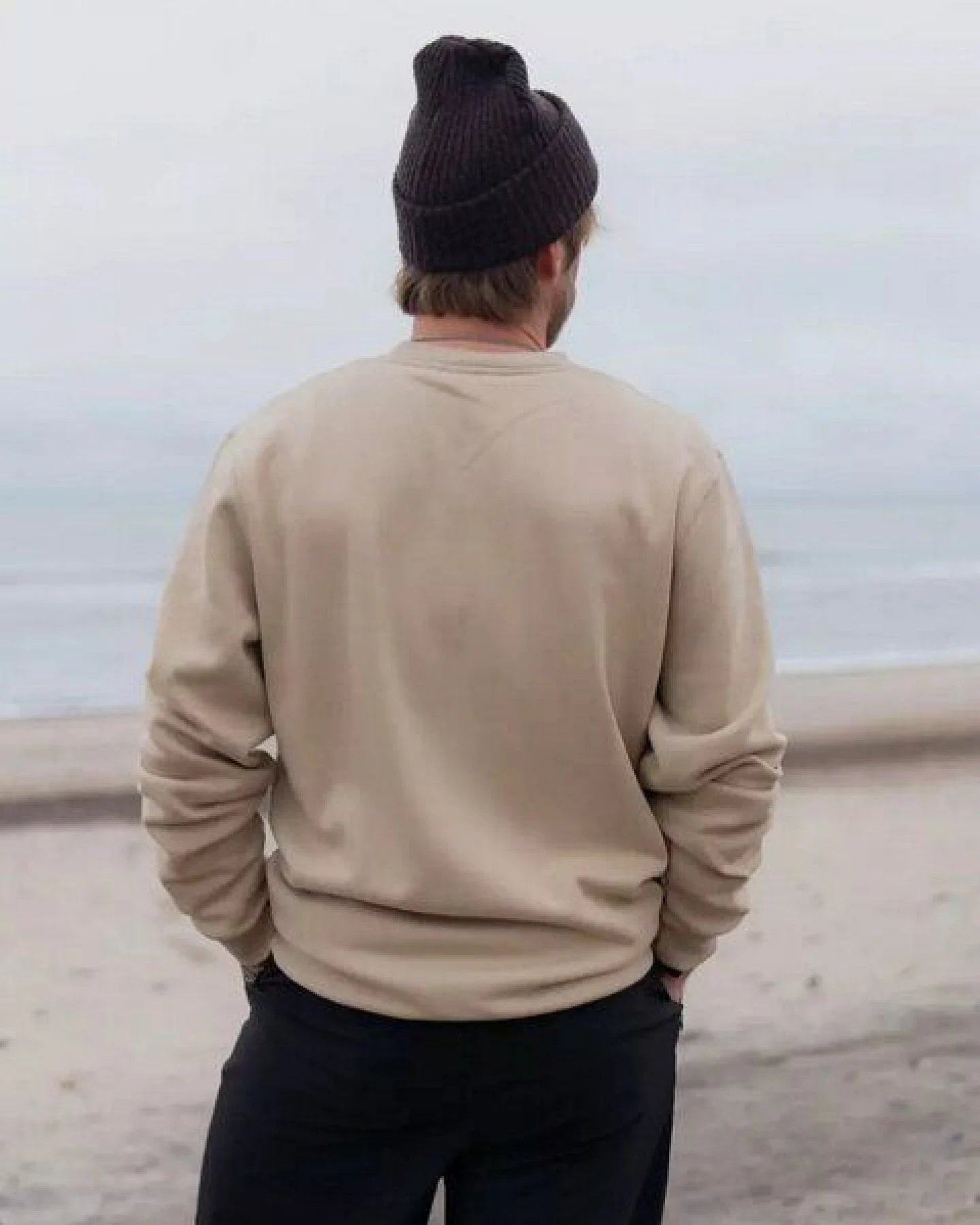 LAKOR Sweatshirt aus Bio-Baumwolle - The Smoking Salmon - White Pepper – Ansicht 3