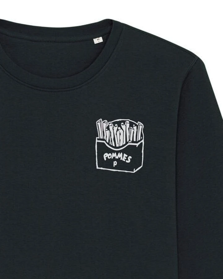 päfjes Pommes / Honigdachs liebt Pommes Frites - Fair Wear Unisex Sweater - 280