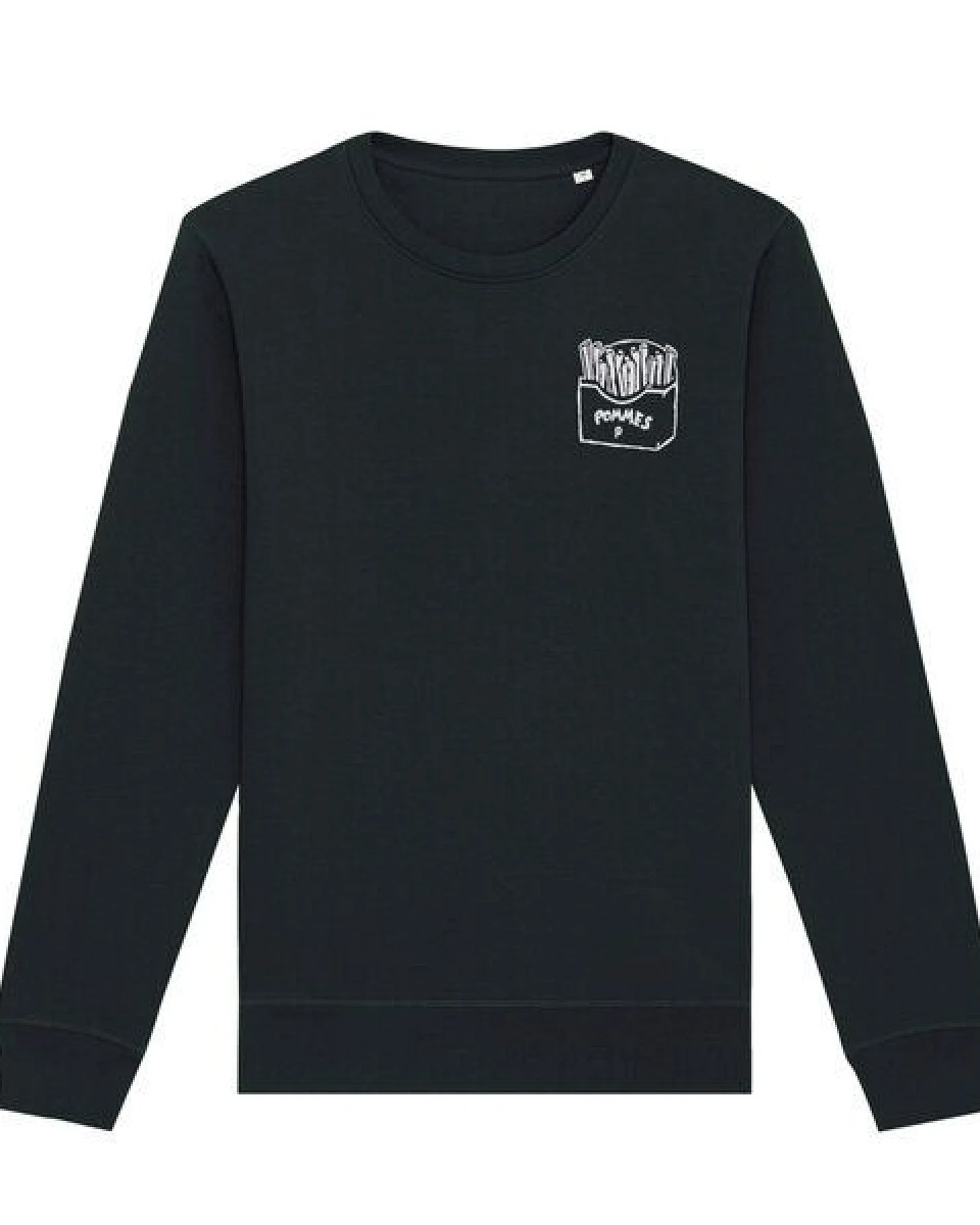 päfjes Pommes / Honigdachs liebt Pommes Frites - Fair Wear Unisex Sweater - 280 – Ansicht 3