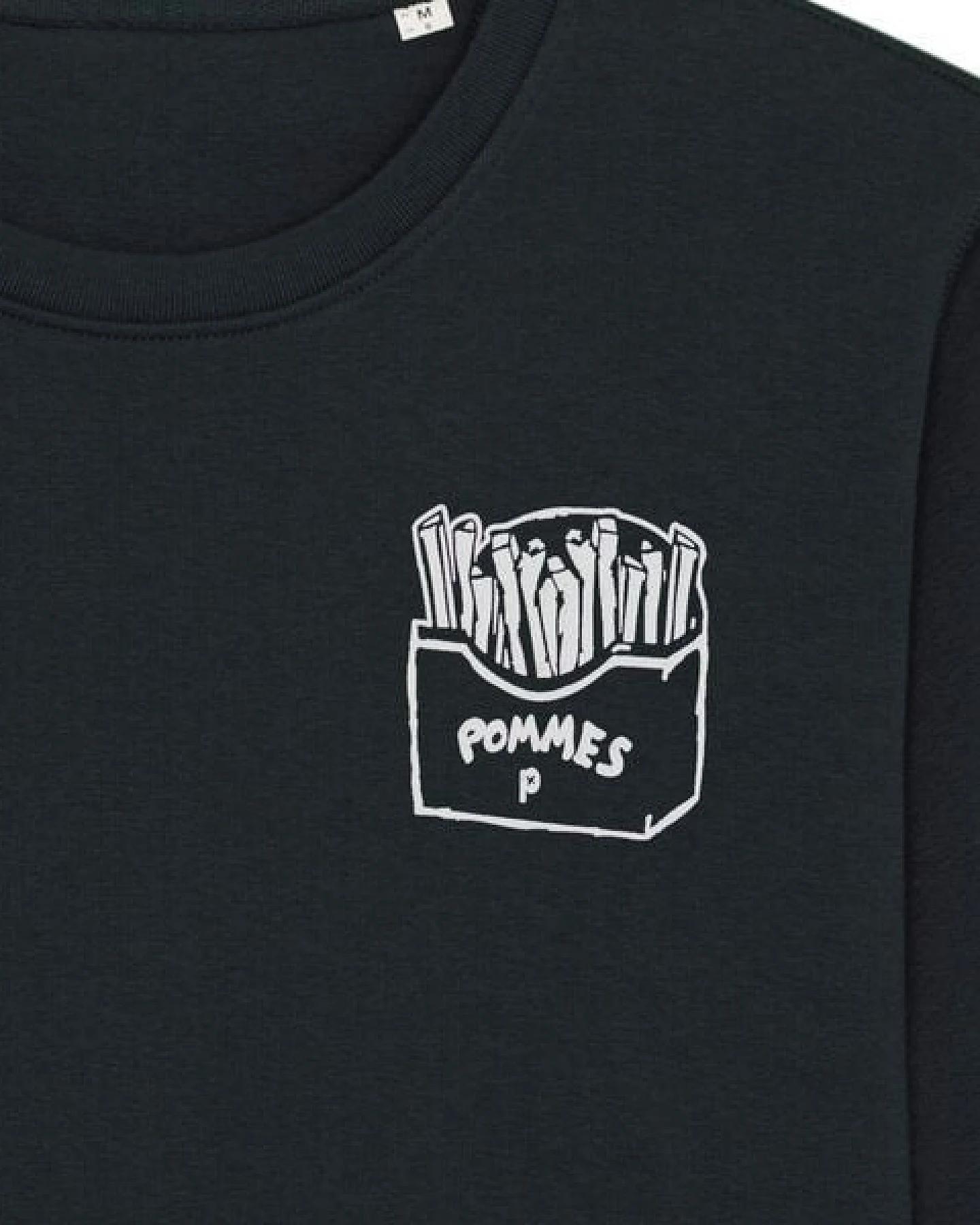 päfjes Pommes / Honigdachs liebt Pommes Frites - Fair Wear Unisex Sweater - 280 – Ansicht 4