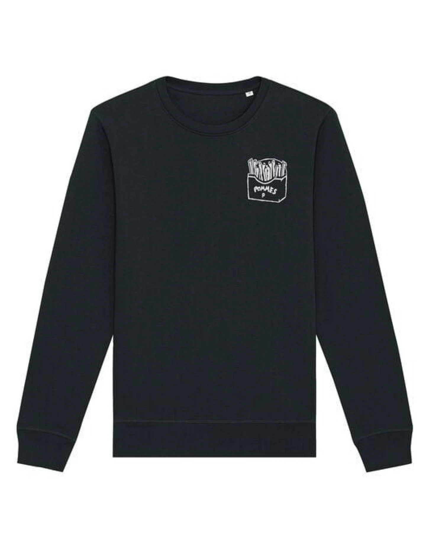 päfjes Pommes / Honigdachs liebt Pommes Frites - Fair Wear Unisex Sweater - 280 – Ansicht 3