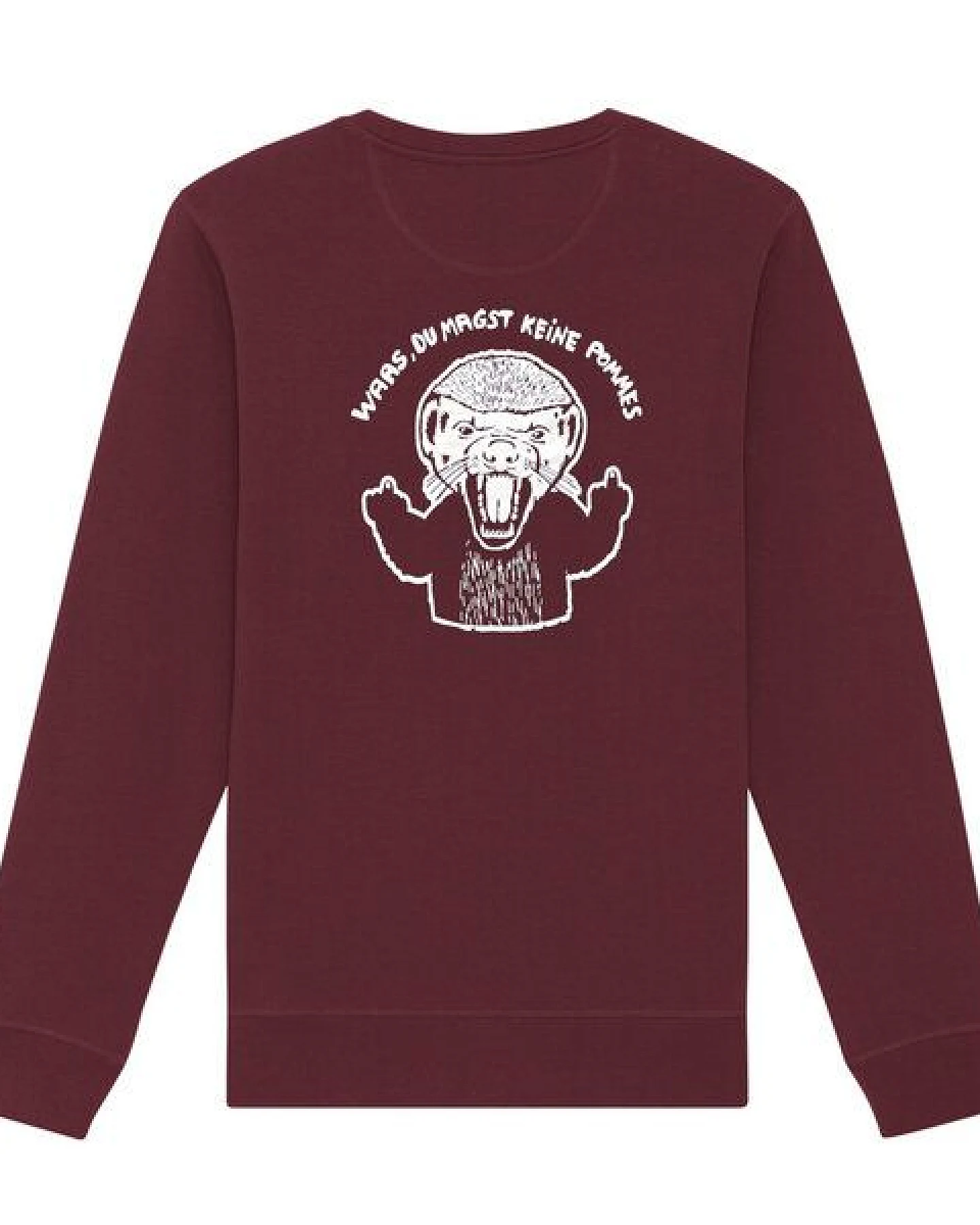 päfjes Pommes / Honigdachs liebt Pommes Frites - Fair Wear Unisex Sweater - 280 – Ansicht 2
