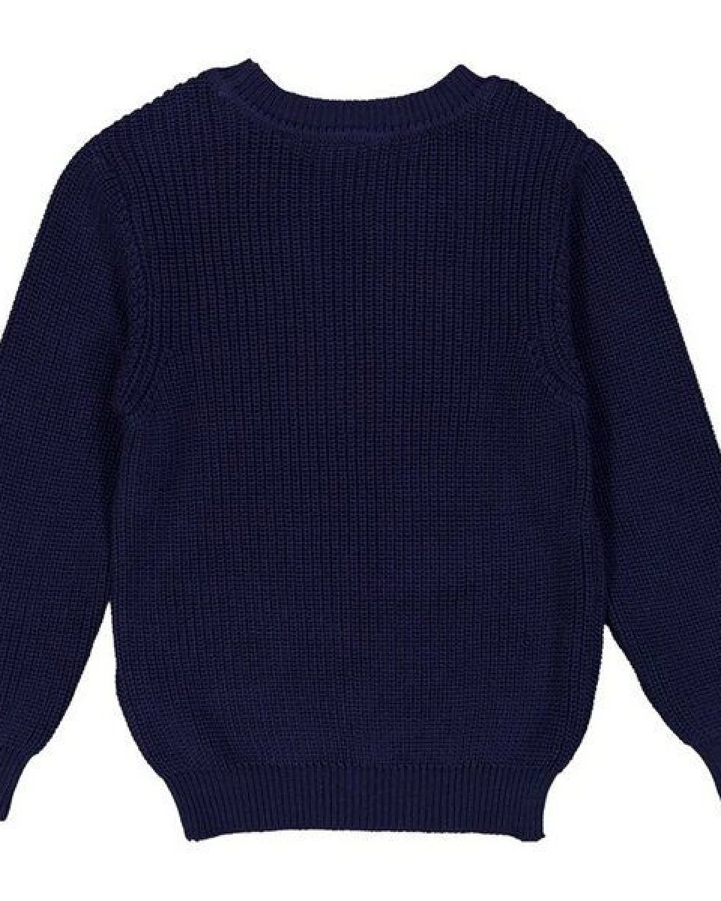 Fred's World by Green Cotton "Green Cotton" Strick-Pullover navy – Ansicht 3