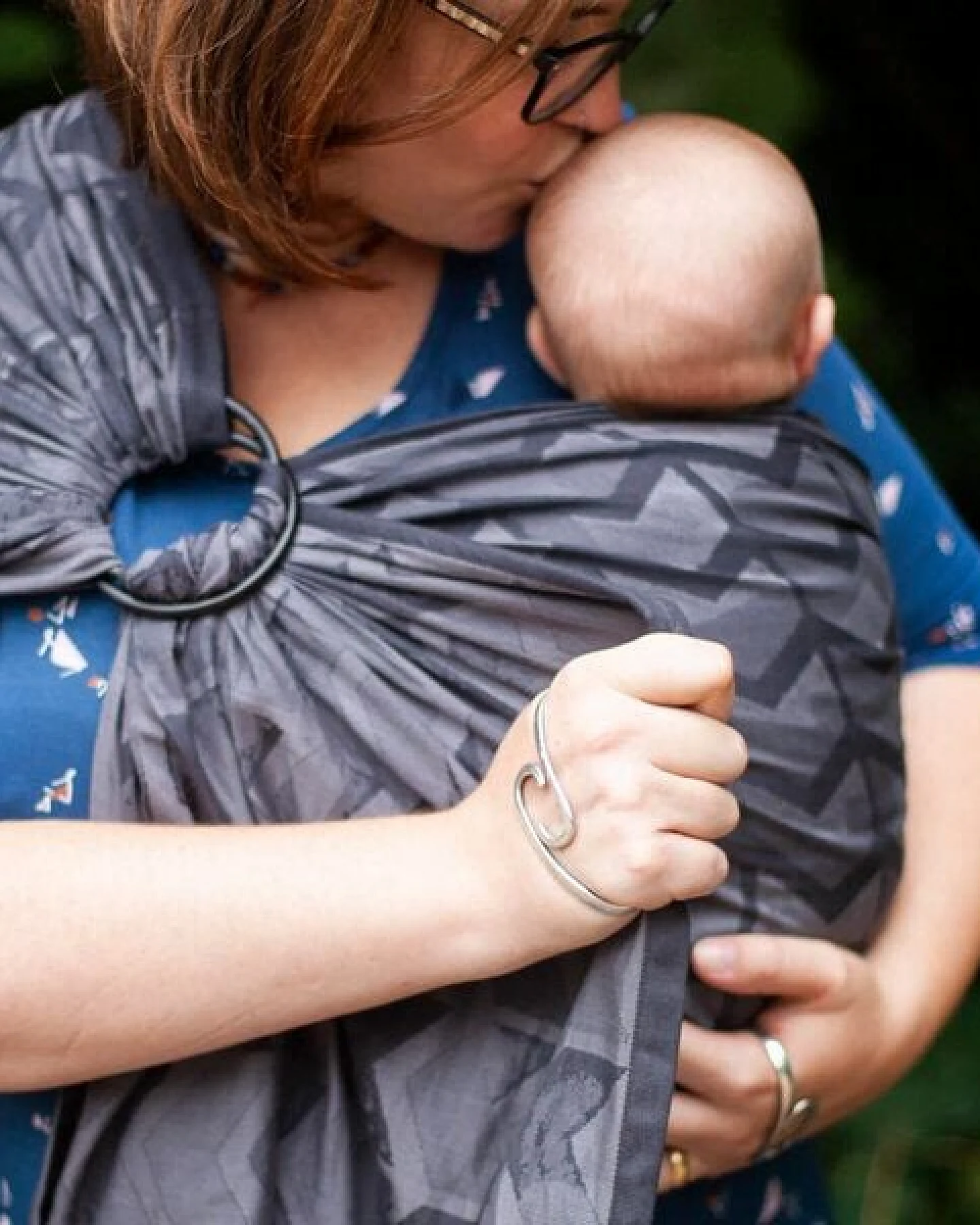 Hoppediz Babytragetuch - Ring-Sling kbA – Ansicht 2