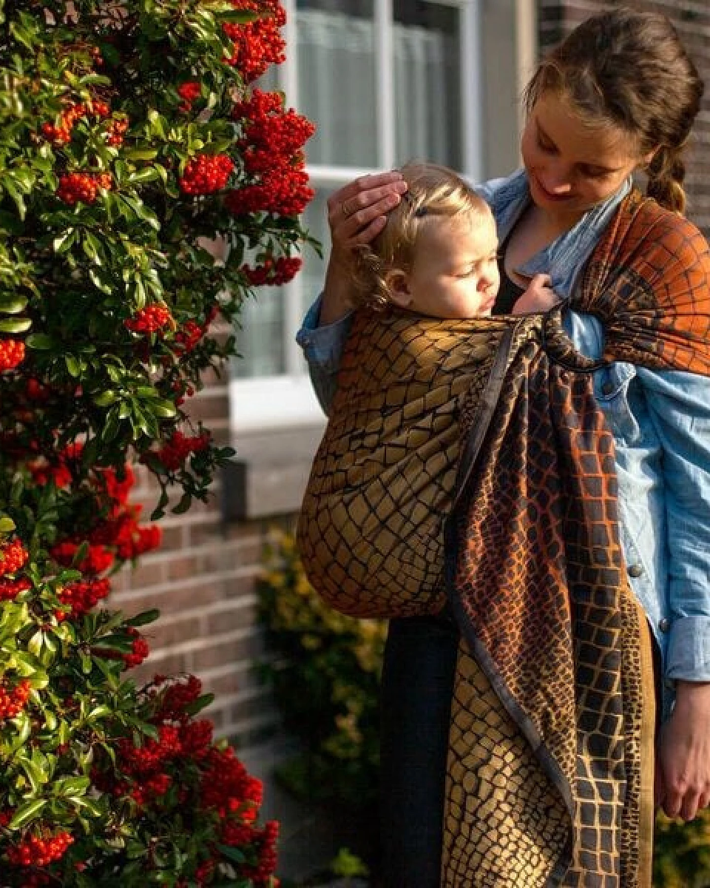Hoppediz Babytragetuch - Ring-Sling kbA – Ansicht 3