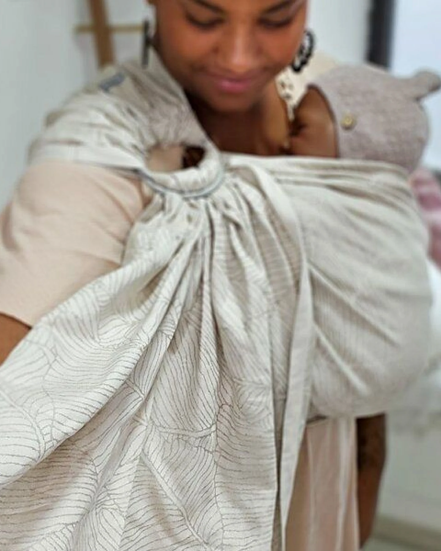 Hoppediz Babytragetuch - Ring-Sling kbA – Ansicht 2