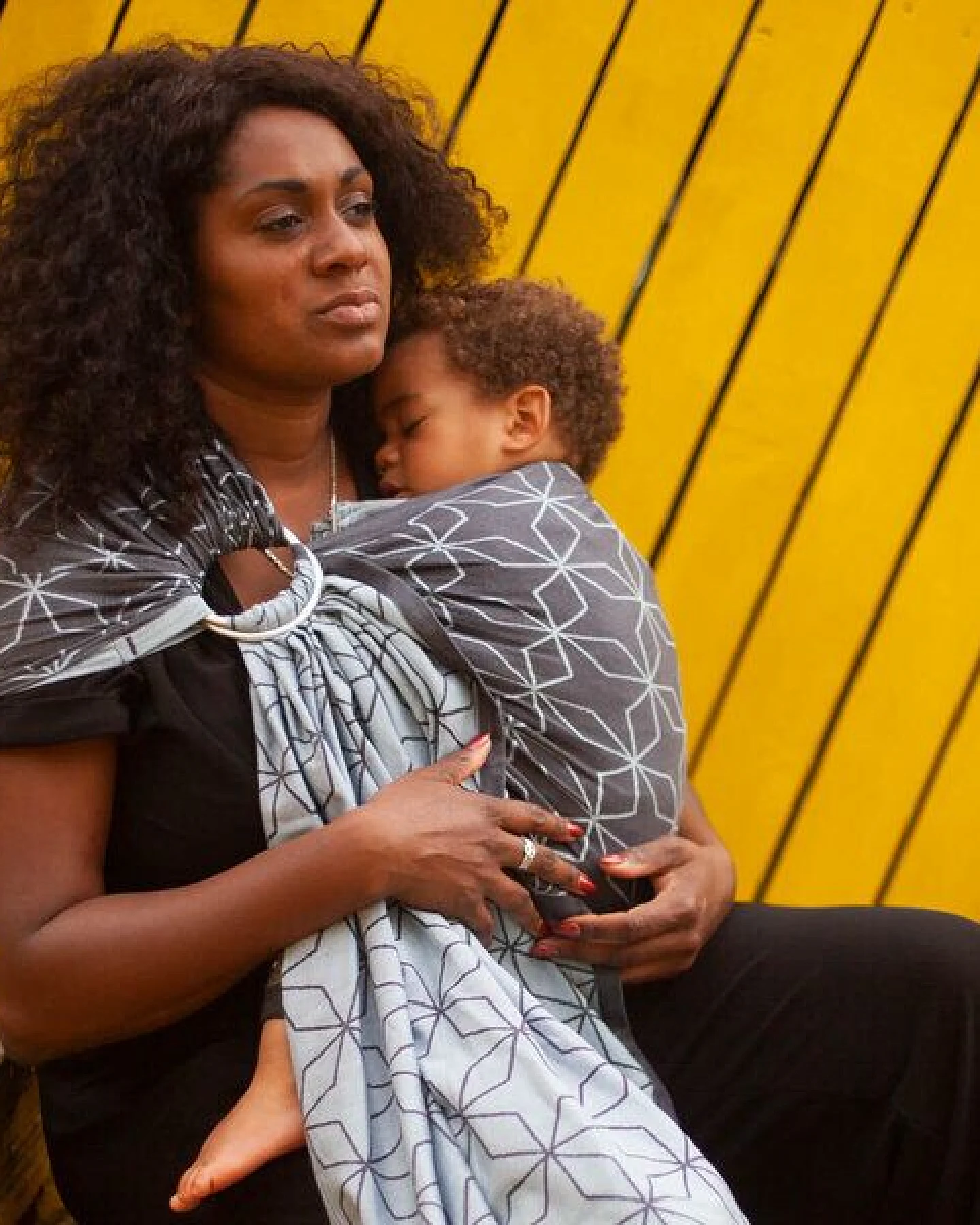 Hoppediz Babytragetuch - Ring-Sling kbA – Ansicht 3