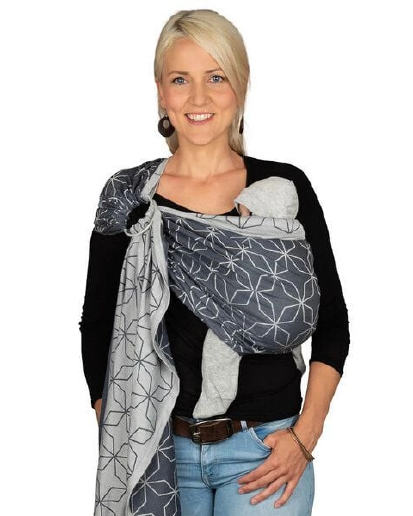 Hoppediz Babytragetuch - Ring-Sling kbA – Ansicht 2