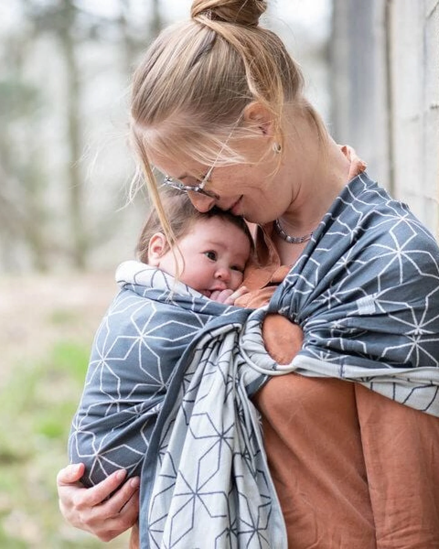 Hoppediz Babytragetuch - Ring-Sling kbA – Ansicht 3