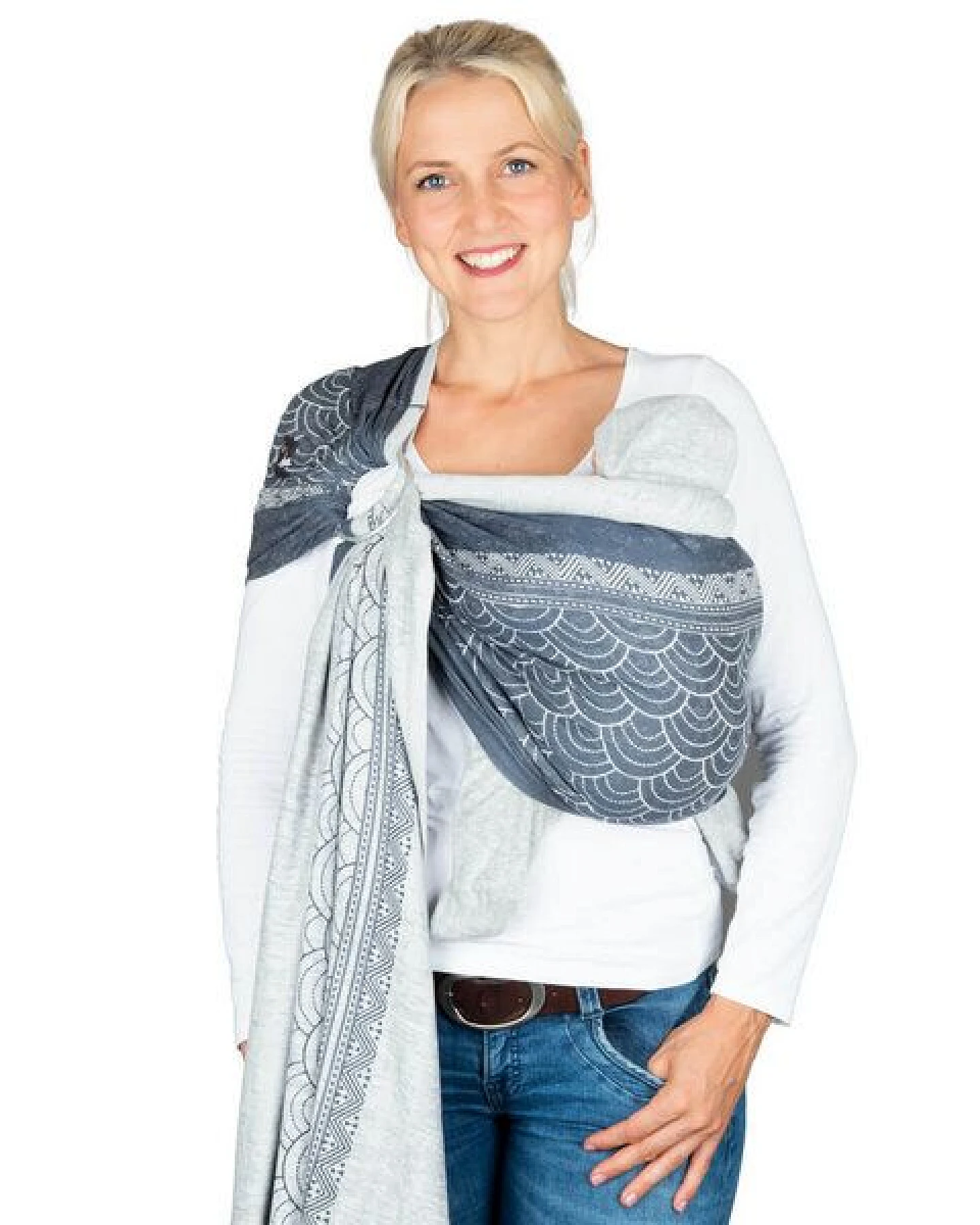 Hoppediz Babytragetuch - Ring-Sling kbA – Ansicht 2