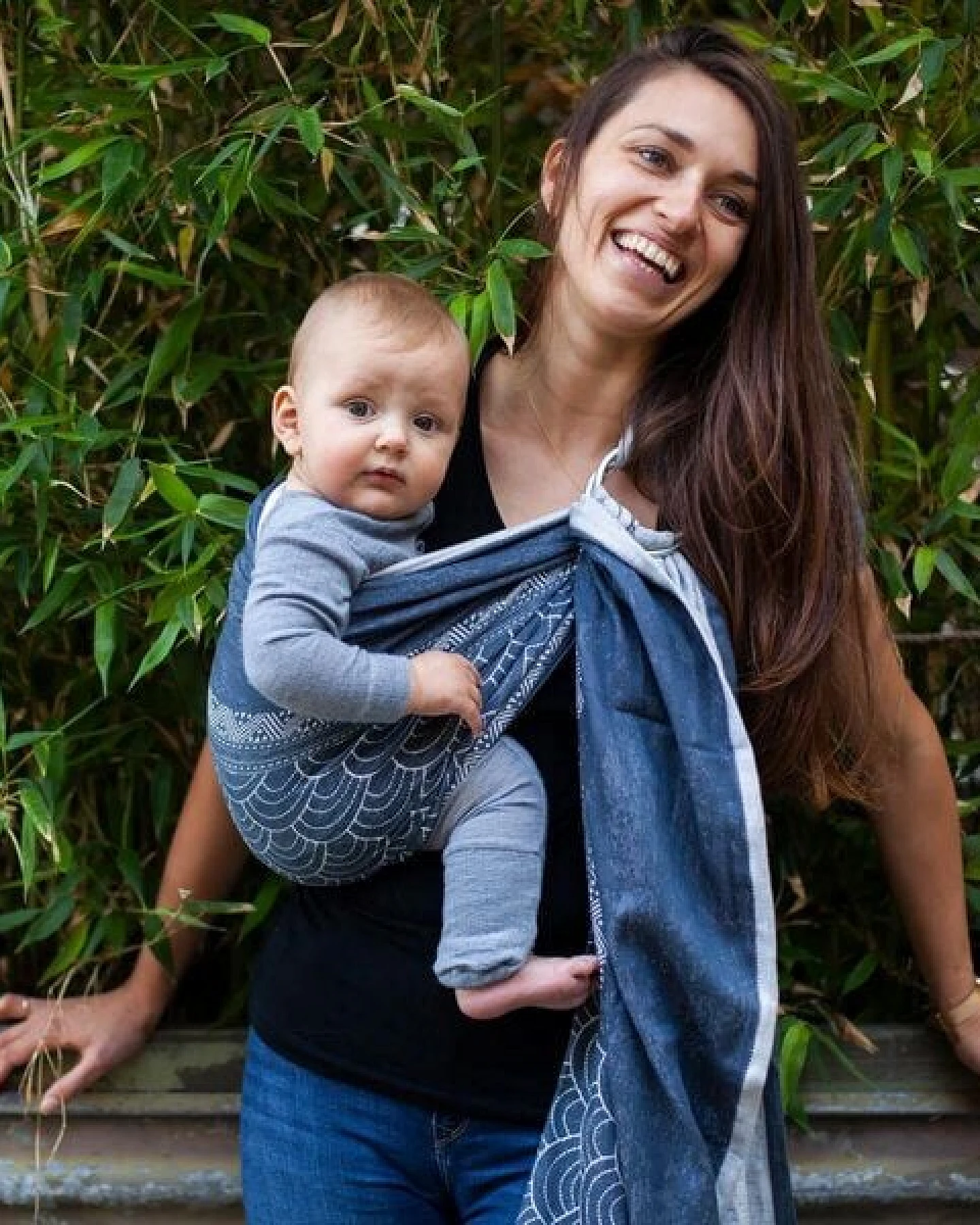 Hoppediz Babytragetuch - Ring-Sling kbA – Ansicht 3